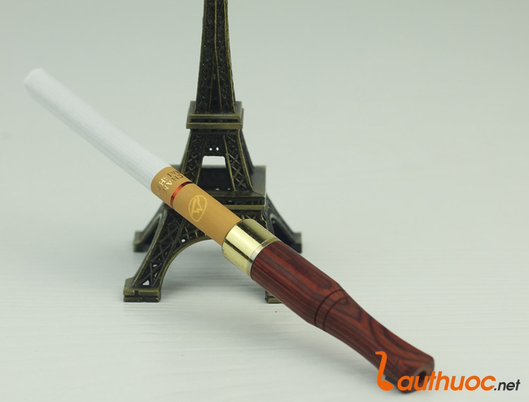 Tẩu lọc thuốc bằng gỗ mun - giúp khử các chất độc trong thuốc lá