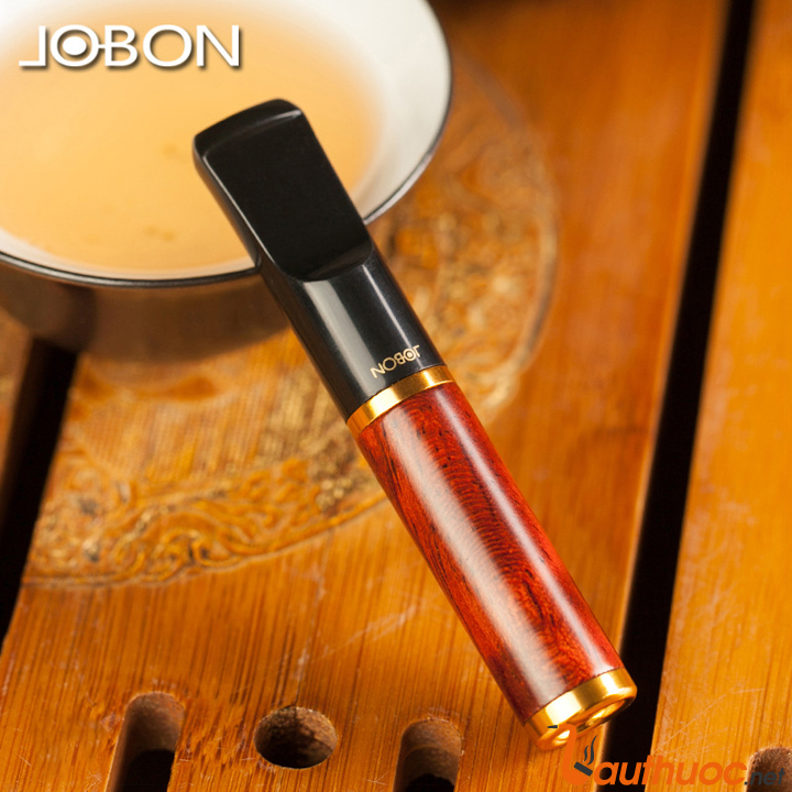 Tẩu lọc thuốc lá bằng gỗ đàn hương thật cao cấp chính hãng JOBON JB 2011 (Nâu) 