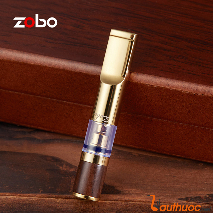 Tẩu lọc thuốc lá bằng gỗ redwood cao cấp chính hãng ZOBO ZB-350
