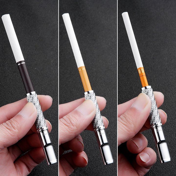 Đầu lọc thuốc lá hút điếu to và nhỏ 2 in 1 ZOBO ZB-367 (Bạc)