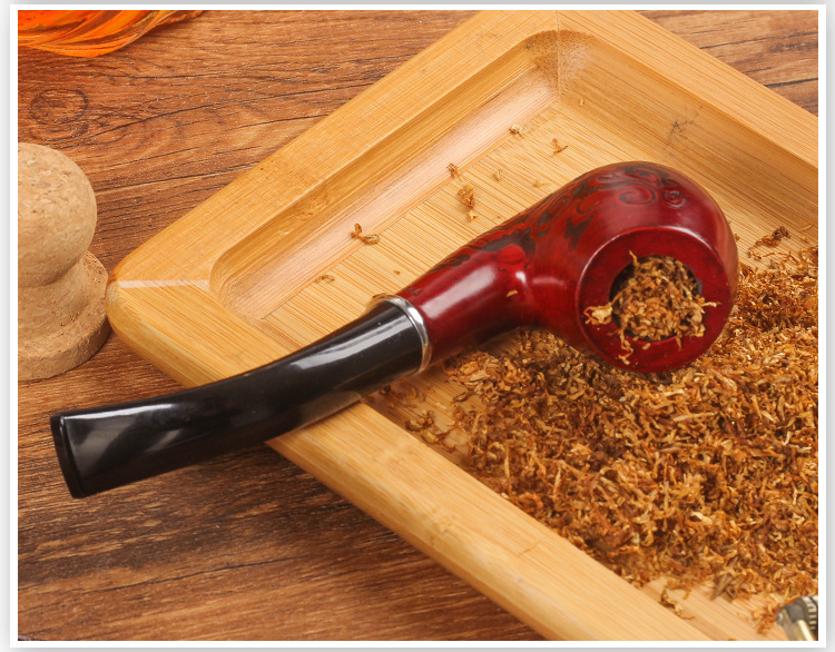 Tẩu hút thuốc lào, thuốc sợi gỗ rắn giá rẻ CF-P0505
